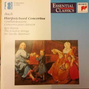 bach harpsichord concertos new sealed europe 2 cd set - classical london strings